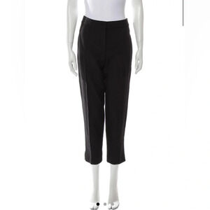 Narciso Rodriguez Black Cropped Ankle Pants